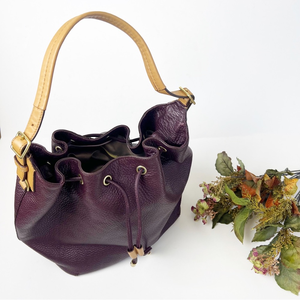 Coach Legacy Drawstring Shoulder Bag Razor Purple